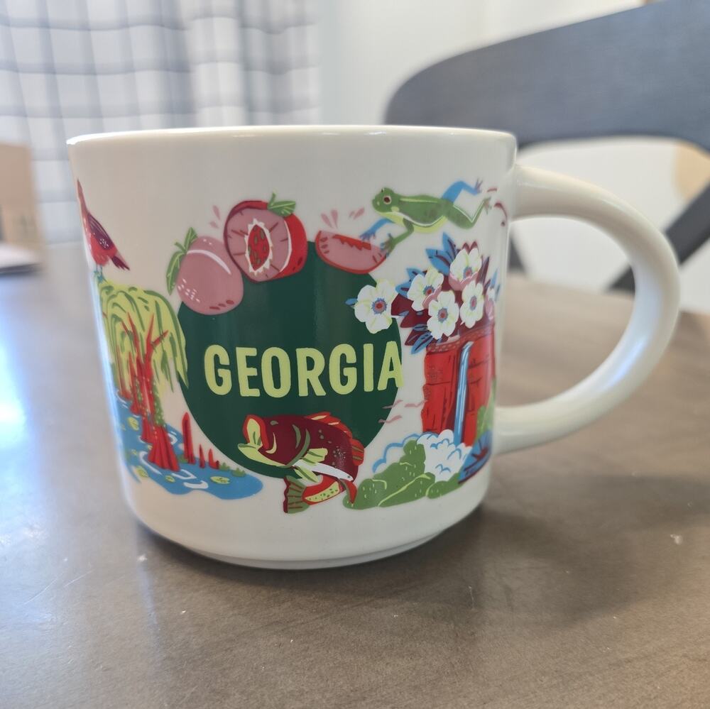 Starbucks Georgia Discovery Series 14 oz Ceramic Collectible Mug